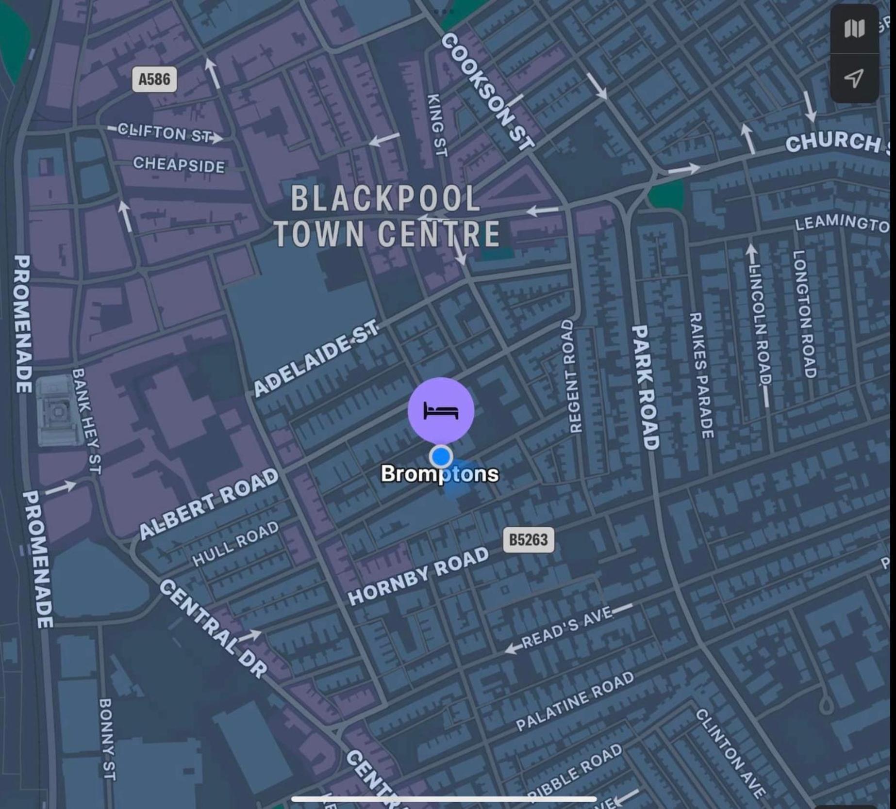 Bromptons Hotell Blackpool Eksteriør bilde